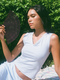 Kiarra Top in Powder Blue
