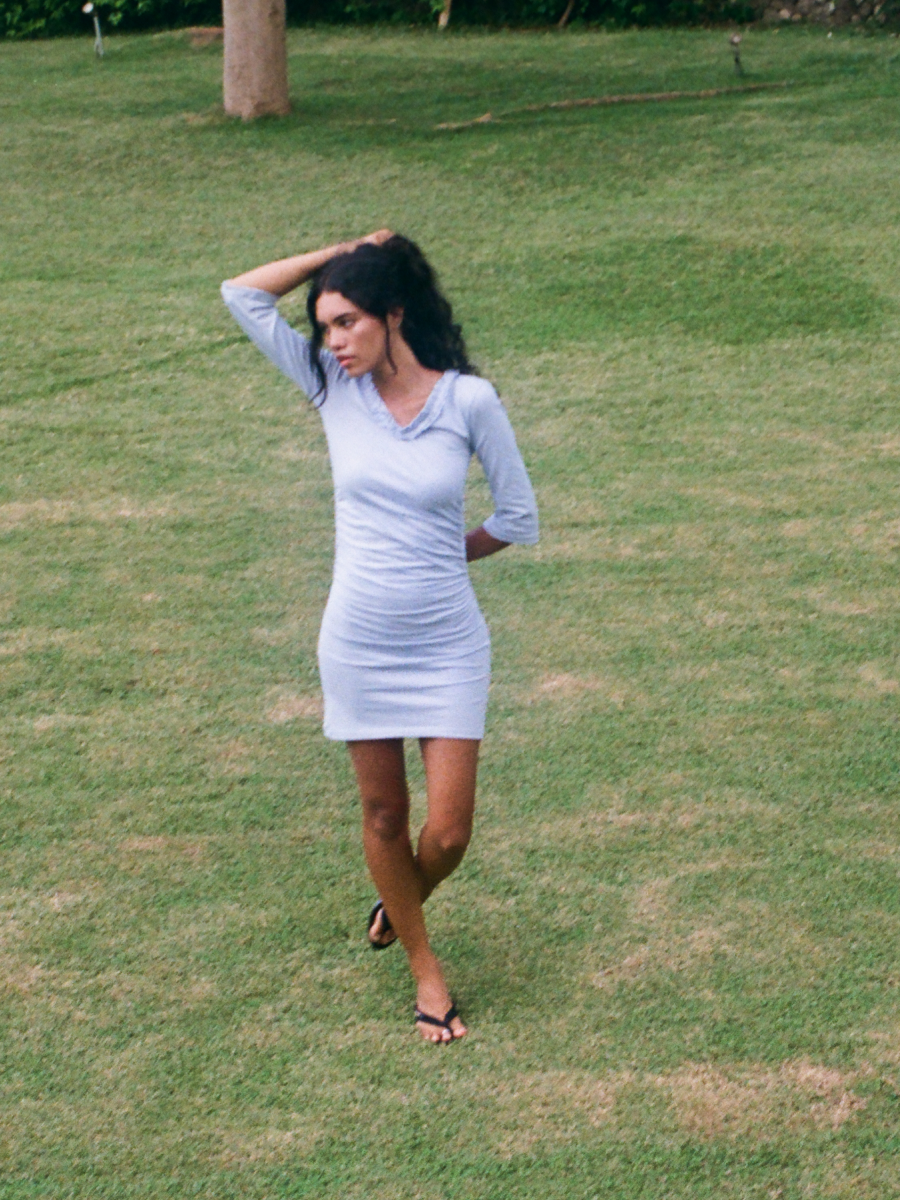 Donna Dress in Powder Blue