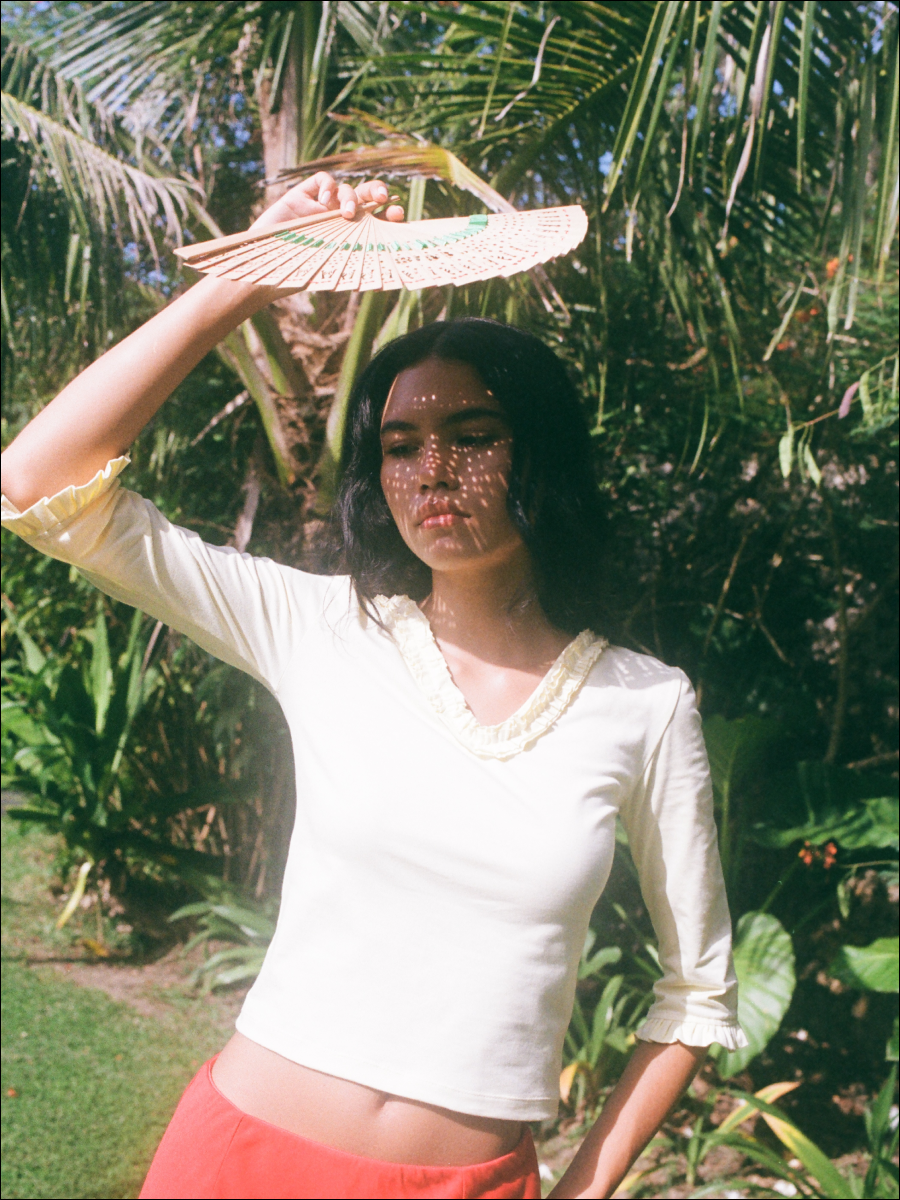Mielle Top in Lemon