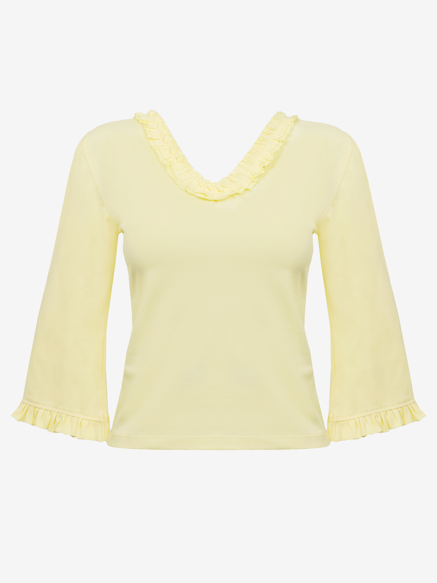 Mielle Top in Lemon