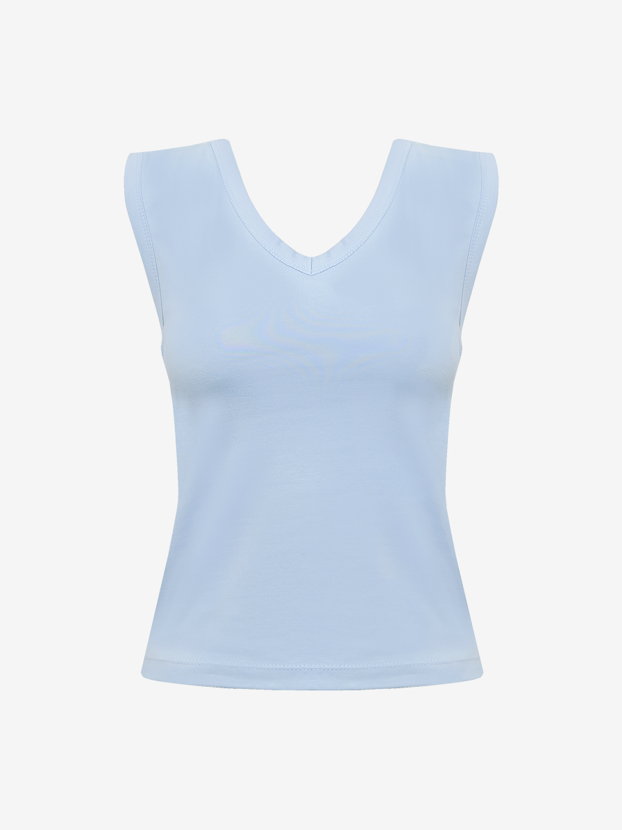 Kiarra Top in Powder Blue