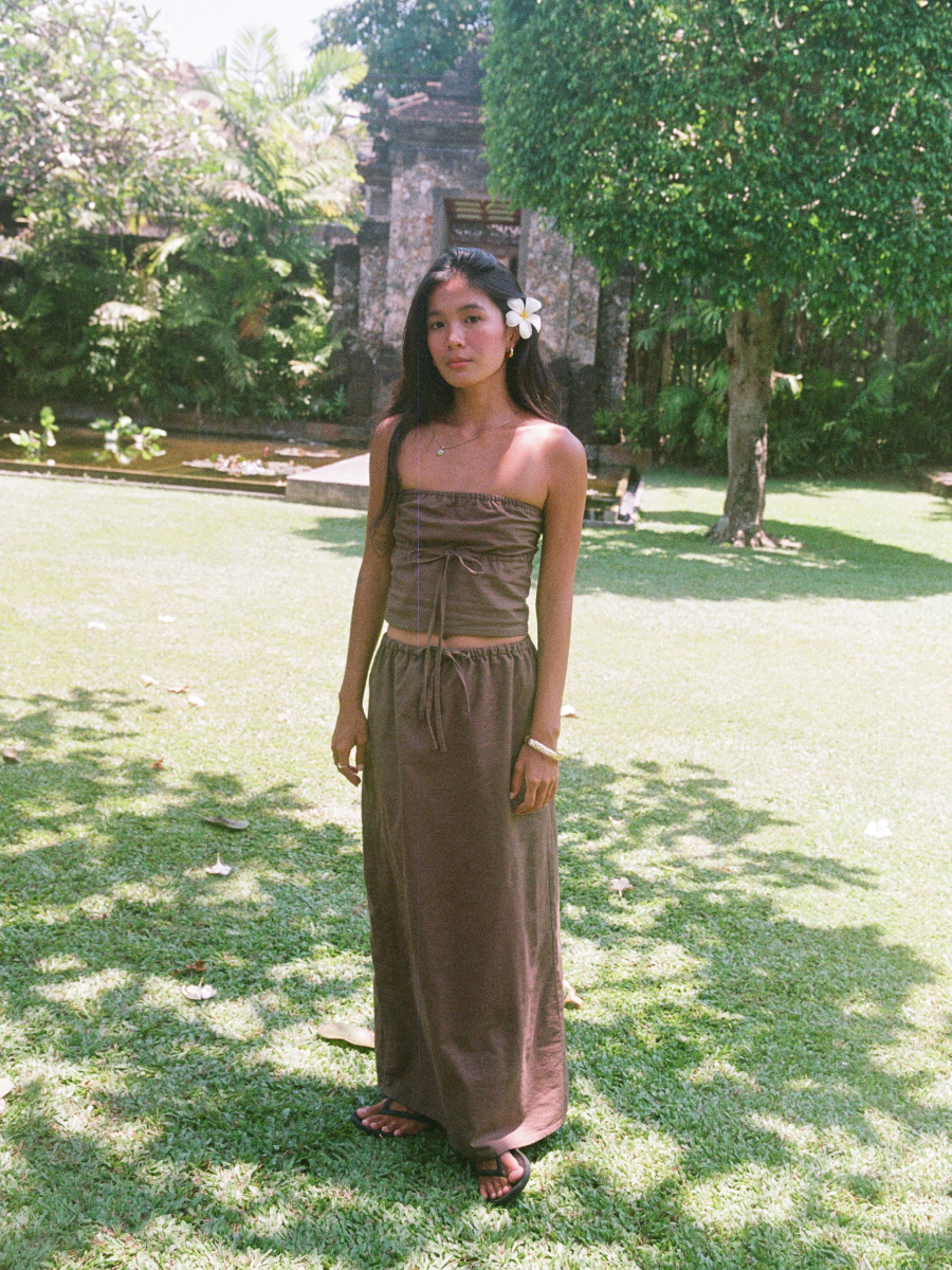 Bella Skirt in Brown