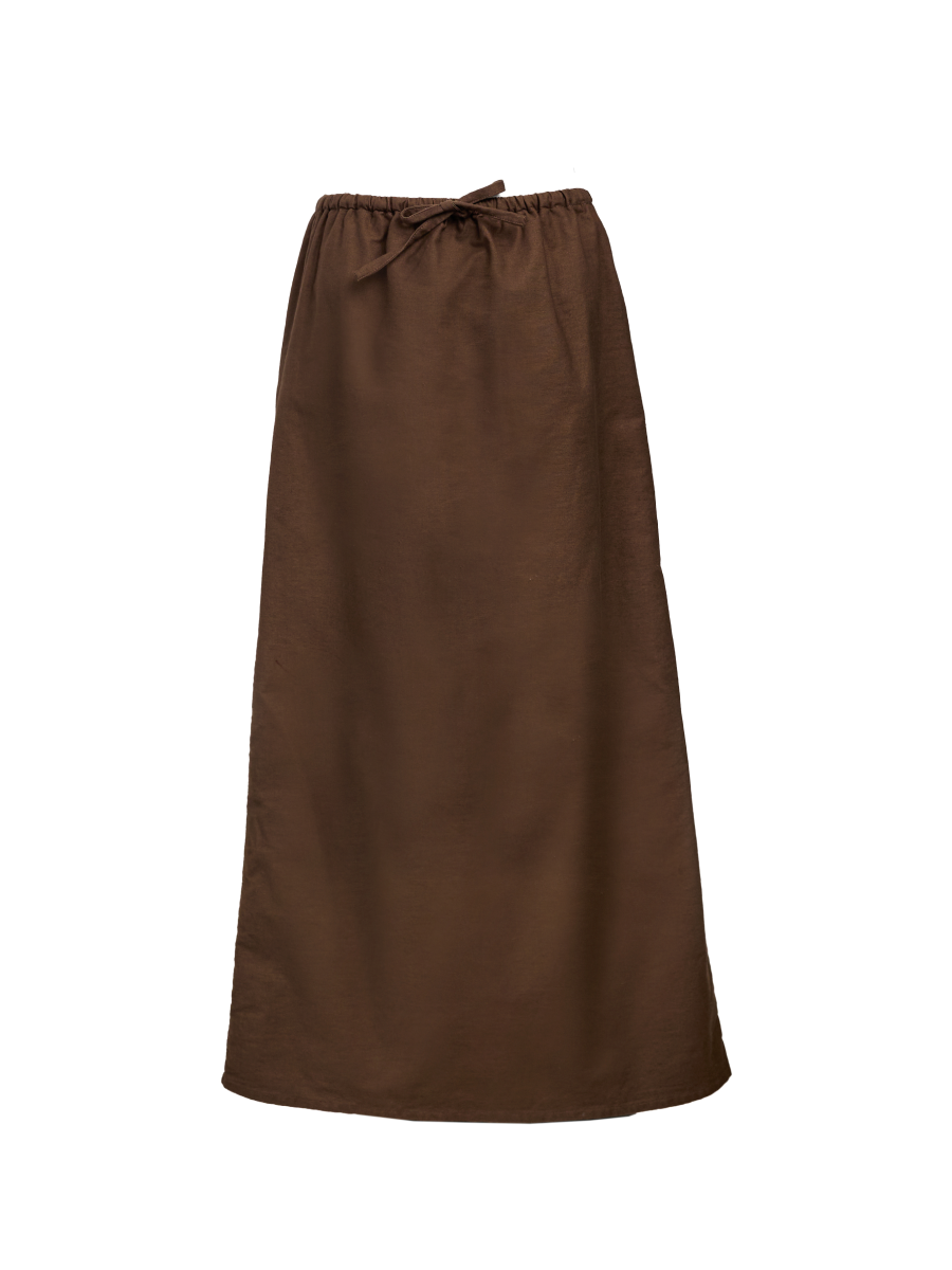 Bella Skirt in Brown