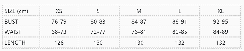 Measurement guide for Audrey Dress in Black Polkadot